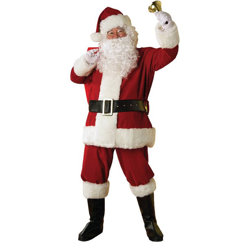 Weihnachtsmann Nikolaus Kostüm Set