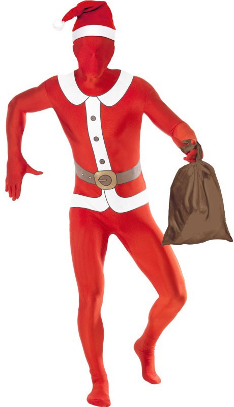 Santa Weihnachtsmann Ganzkörperanzug -XL
