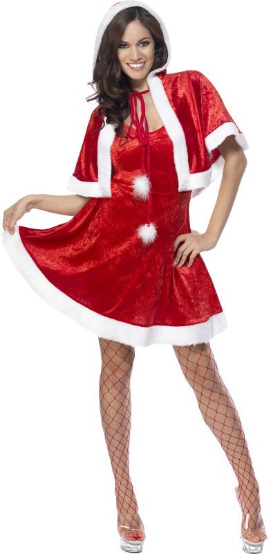 Sexy Weihnachtsfrau Kostüm-S