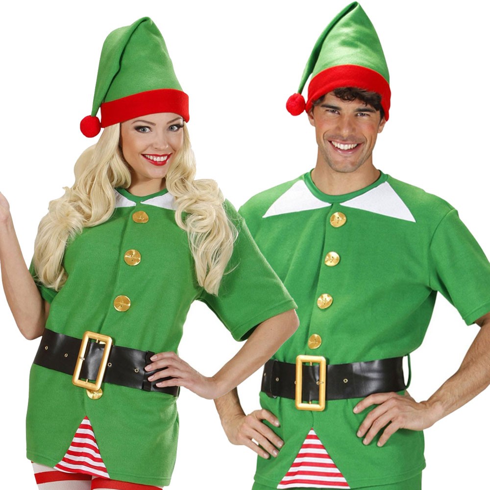 Elf Weihnachtsmann Helfer Kostüm unisex-L