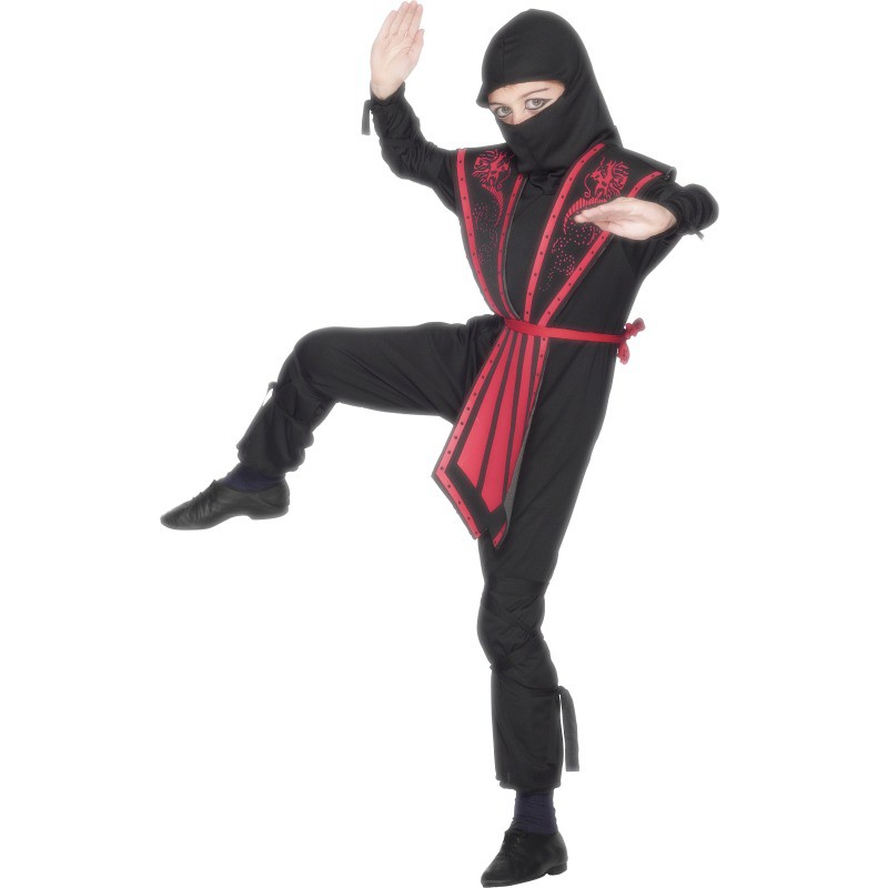 Ninja Kinderkostüm Classic-Kinder 7-9