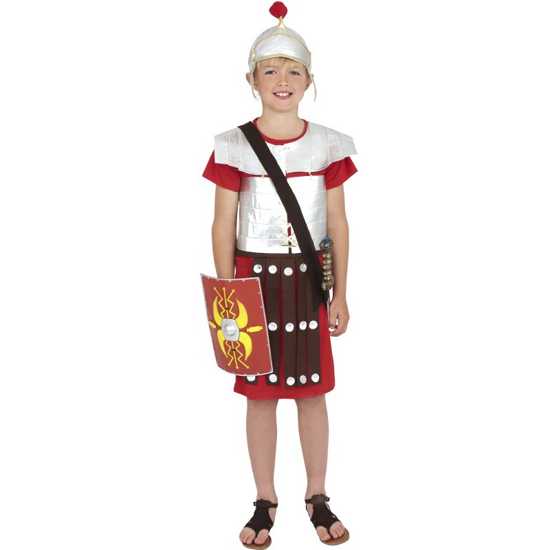 Römischer Soldat Kinderkostüm-Kinder 7-9
