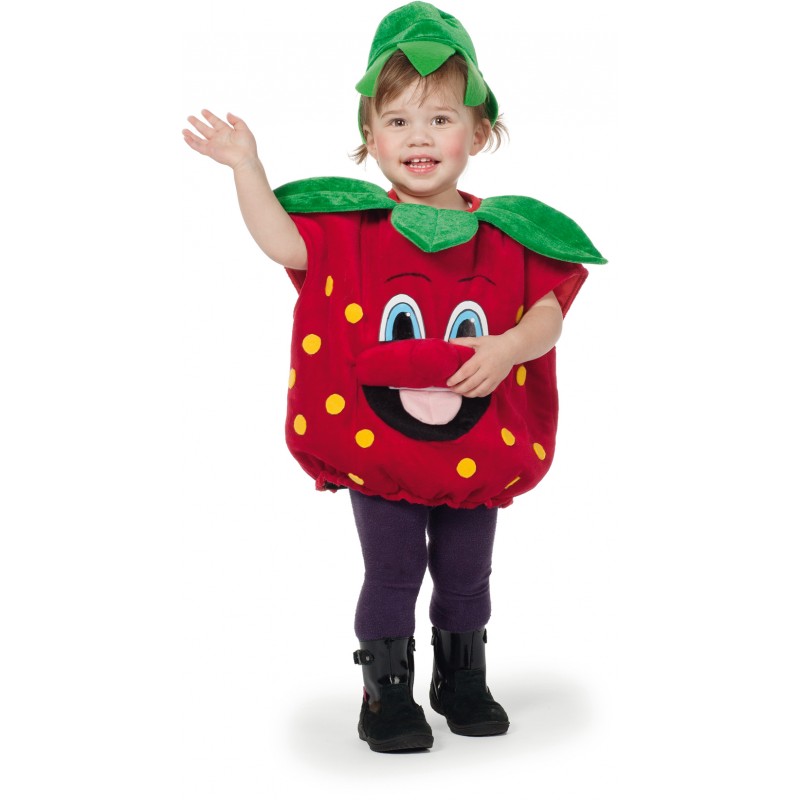 Mini Erdbeere Kinderkostüm-Baby 86