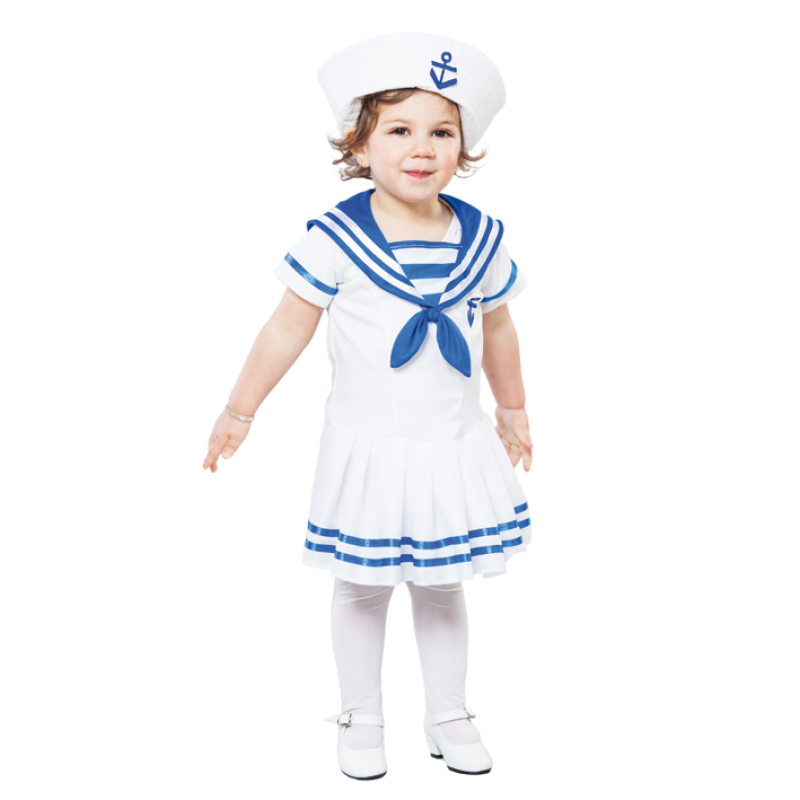 Sailor Lady Kinderkostüm-Kinder 1-2