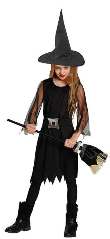 Little black witch Kinderkostüm