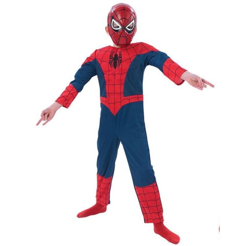 Ultimate Spiderman Kinderkostüm Deluxe-S