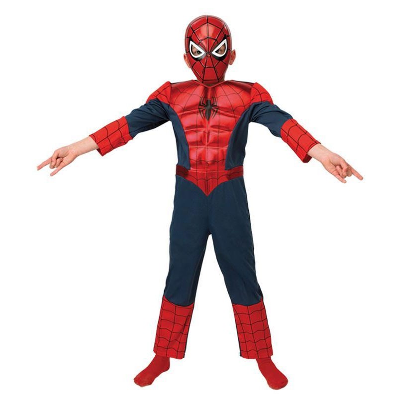 Ultimate Spiderman Metallic Kinderkostüm-S