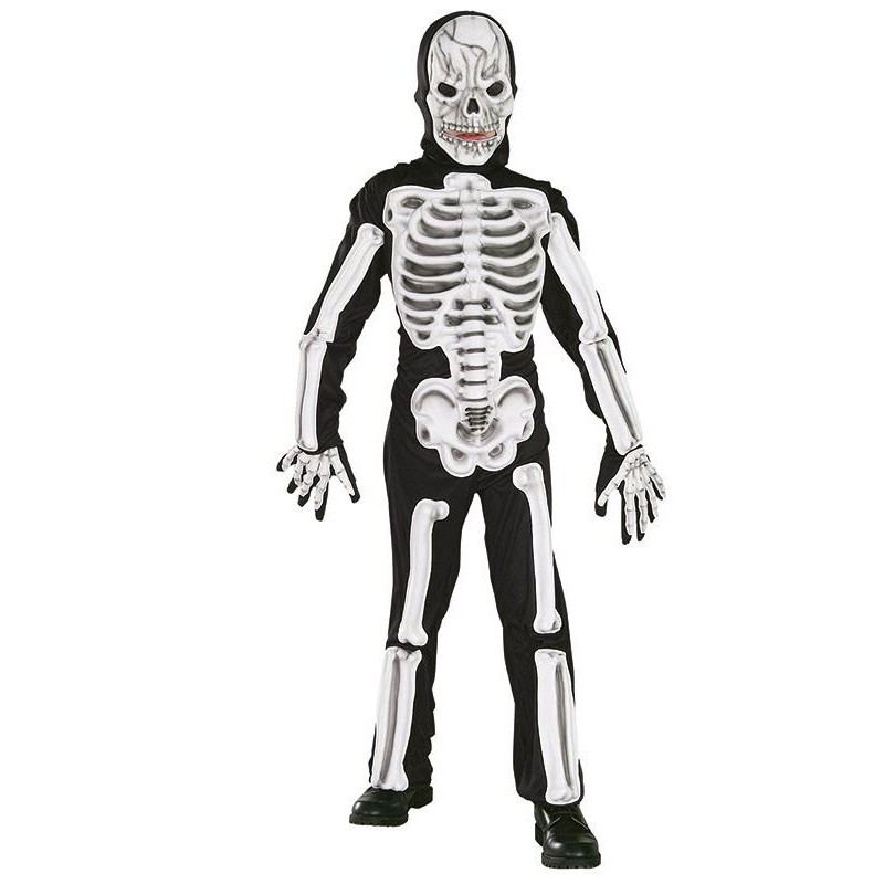 Halloween Horror Skelett Kinderkostüm-M