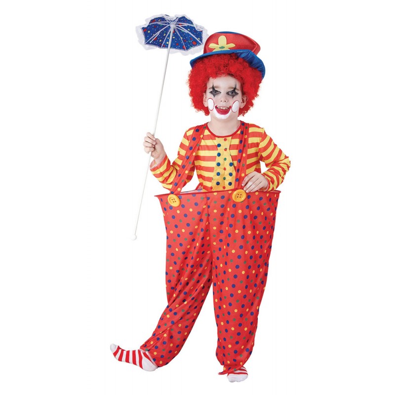 Jimbo Jumbo Clown Kinderkostüm-L