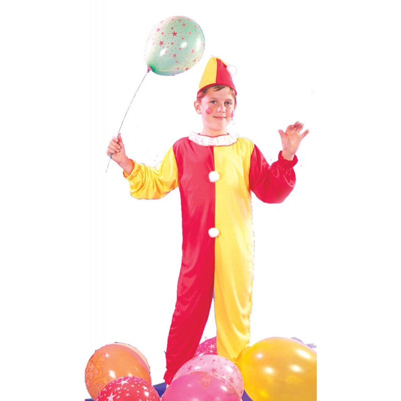 Zirkus Clown Freddy Kinderkostüm-L