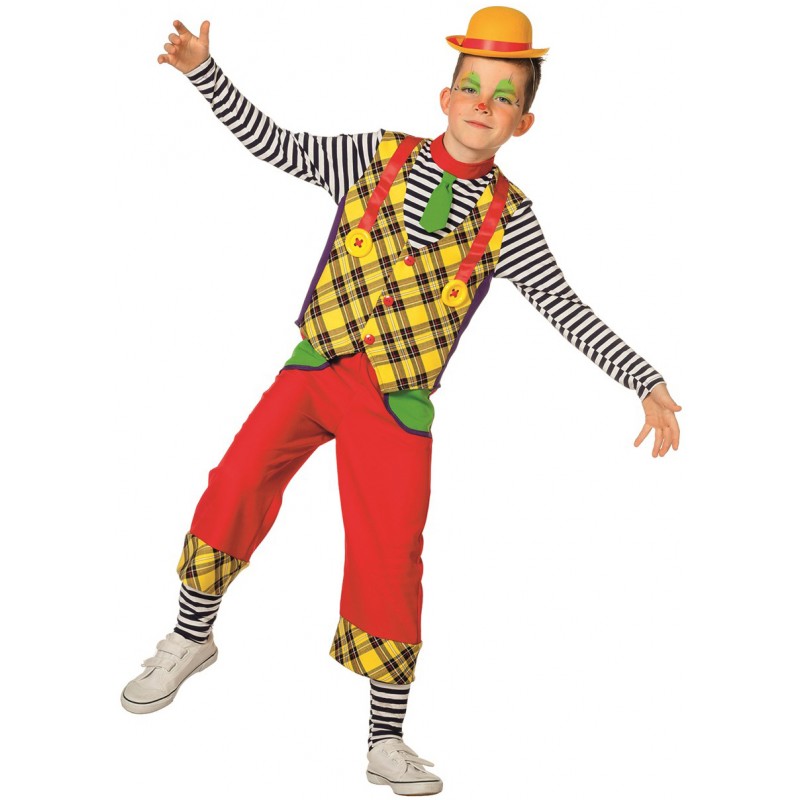 Little Peppo Clown Kinderkostüm-Kinder 152