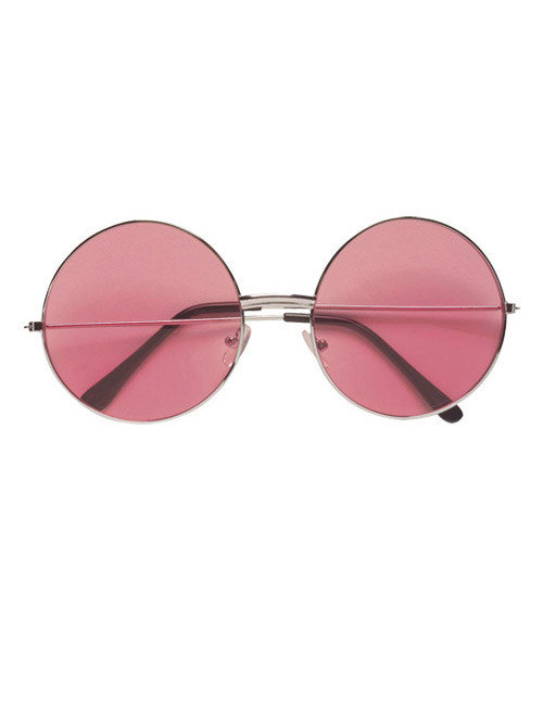 Runde Brille rosa