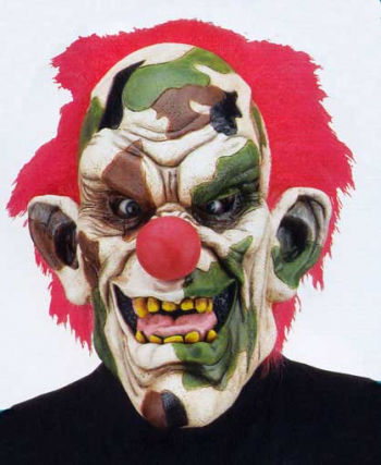 Army Clown Maske