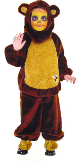 Honig Bärchen Kinder Kostüm Gr. 104