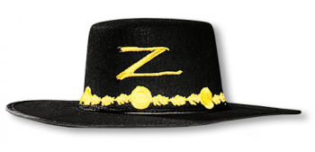Zorro Hut Erwachsene