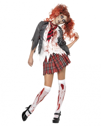 Zombie Schoolgirl Kostüm