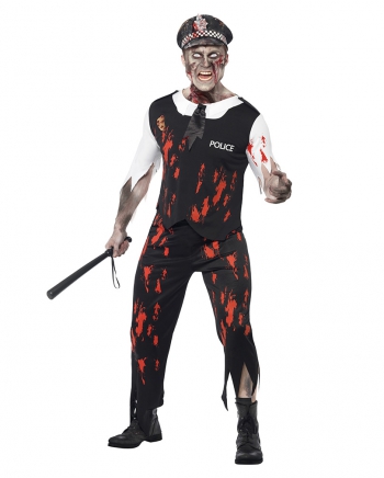 Zombie Polizisten Kostüm