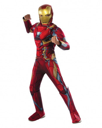 Iron Man Lizenzkostüm für Kinder