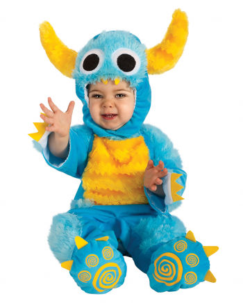 Blaues Monster Kostüm für Babys