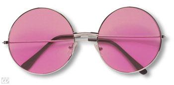 Pinke 70er Sonnenbrille