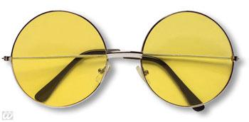Gelbe 70er Sonnenbrille