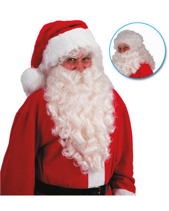 Weihnachtsmann Perücken-Bart-Set 60cm