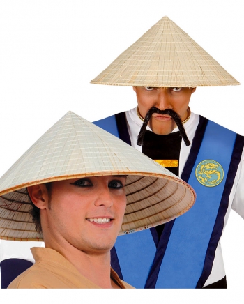Asiaten Hut aus Stroh