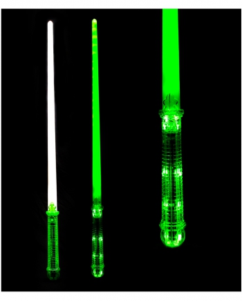 Grünes LED Super Lichtschwert 73cm