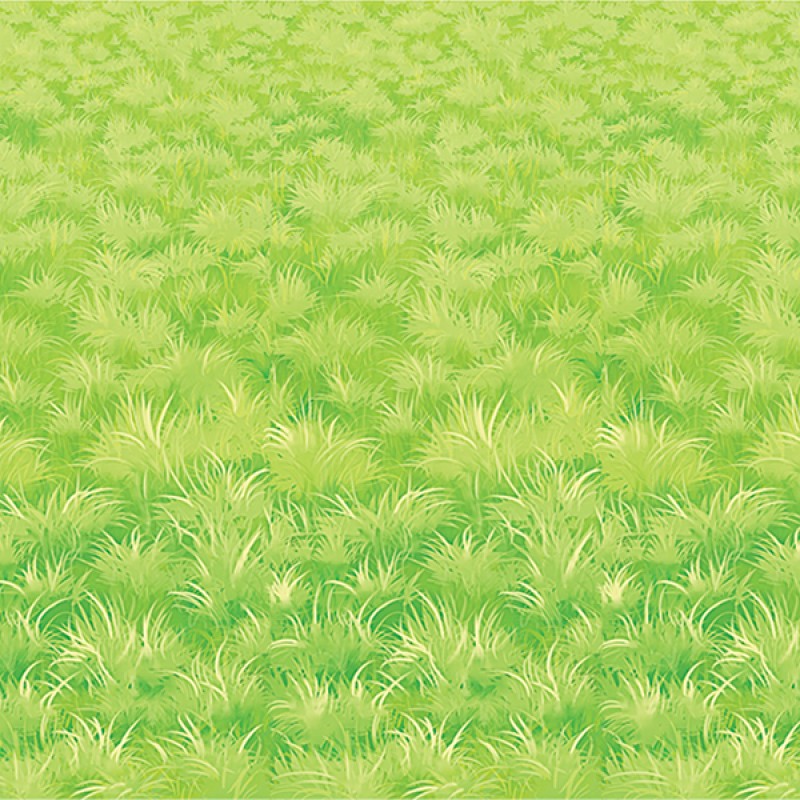 Grüne Sommerwiese Wanddeko