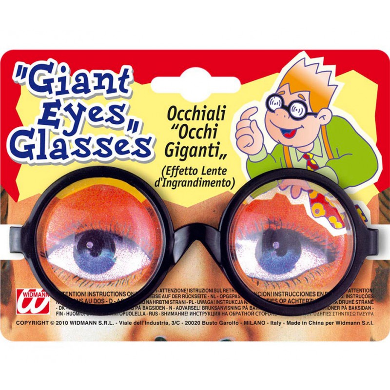 Brille mit Augenvergrößerungseffekt