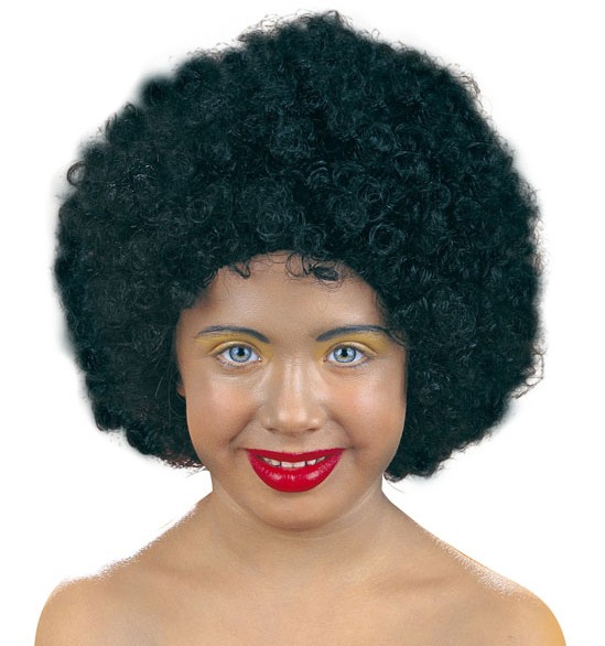 Afro Perücke für Kinder schwarz