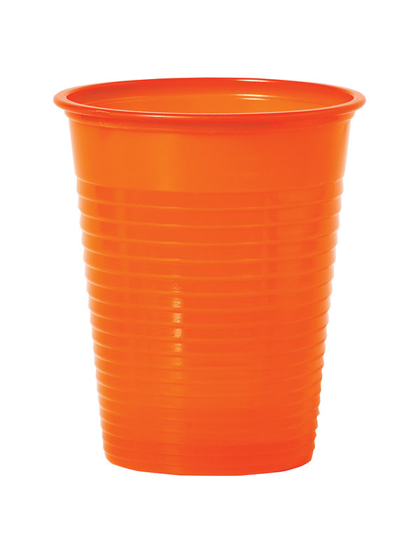 Party Becher Trink-Set 50 Stück orange 200ml