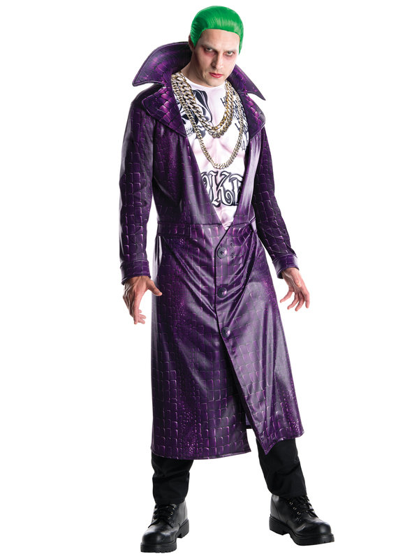 Suicide Squad Joker Plus Size Kostüm Lizenzware bunt