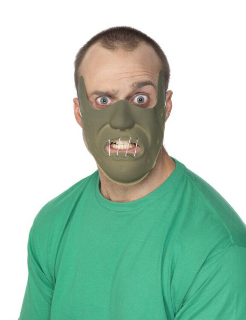 Kannibalen Halb-Maske oliv