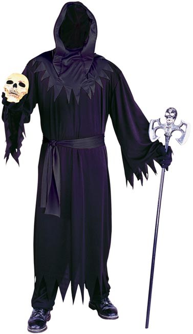 Phantom Geist Halloween-Herrenkostüm schwarz