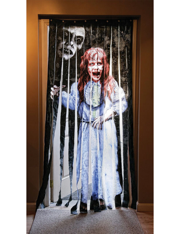 Türvorhang Der Exorzist Lizenzartikel Raumdekoration Halloween mehrfarbig 200 x 90 cm