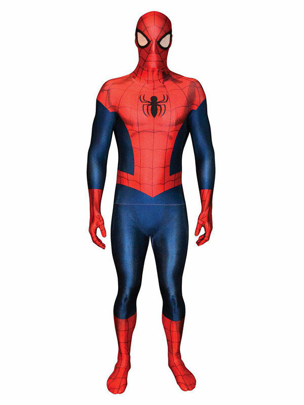 Marvel Spiderman Morphsuit Lizenzware rot-blau