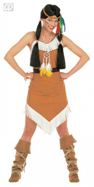 Squaw / Indianerin Kostüm Gr. L