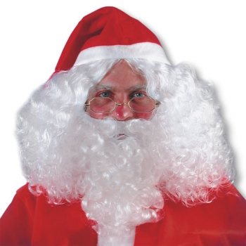 Santa Claus Perücke und Bart