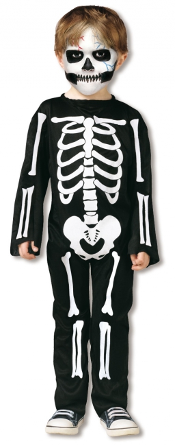 Halloween Skelett Kleinkinderkostüm