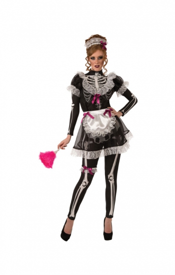 Skelettiertes Hausmädchen Kostüm