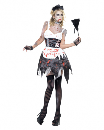 Zombie Dienstmädchen Kostüm