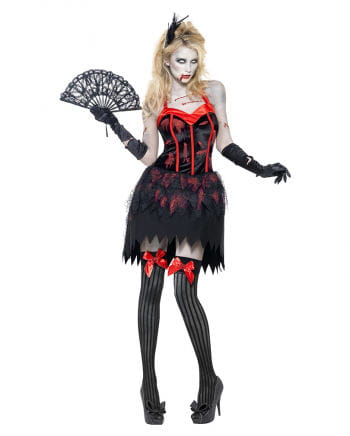 Zombie Burlesque Damen Kostüm