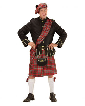Schotten Highlanderkostüm mit Tasche