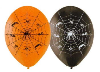 Spinnennetz Luftballons