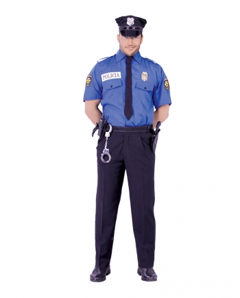 Blaues Polizei Hemd