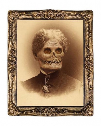 Effektbild Zombie Großmutter 38 x 51 cm