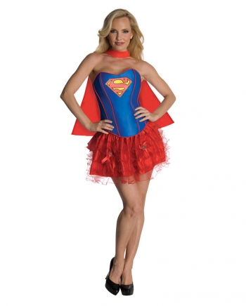 Sexy Supergirl Corsagen Kostüm