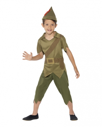 Robin Hood Kinderkostüm mit Hut