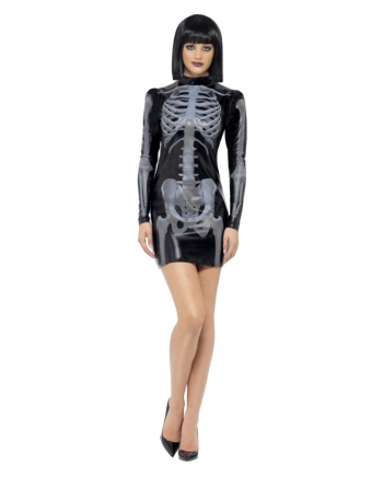 Skelett Kostüm für Damen